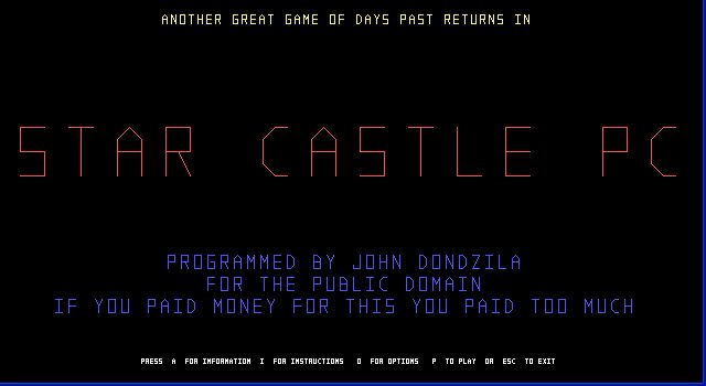 Star Castle PC Star Castle PC