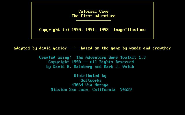 Colossal Cave: The First Adventure