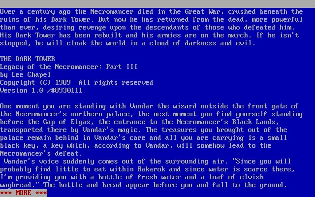 Legacy of the Necromancer: Part III: The Dark Tower Legacy of the Necromancer: Part III: The Dark Tower