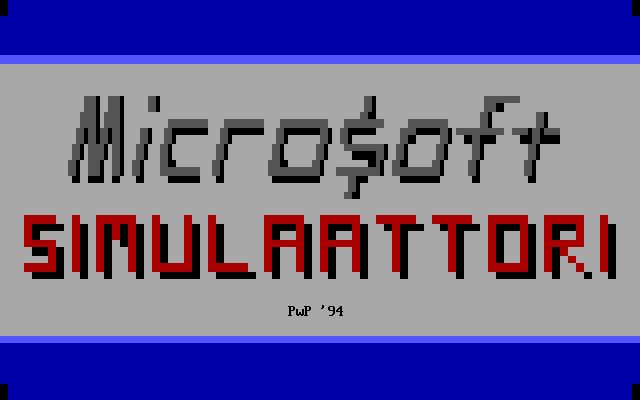 Micro$oft Simulator Micro$oft Simulator