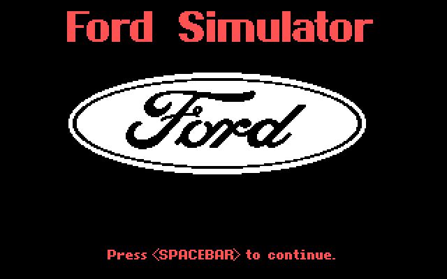 The Ford Simulator