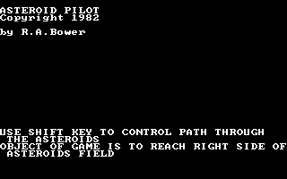 Asteroid Pilot Asteroid Pilot