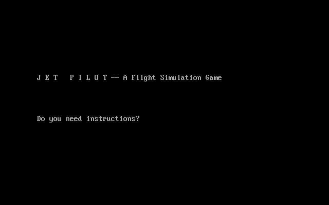 Jet Pilot Jet Pilot