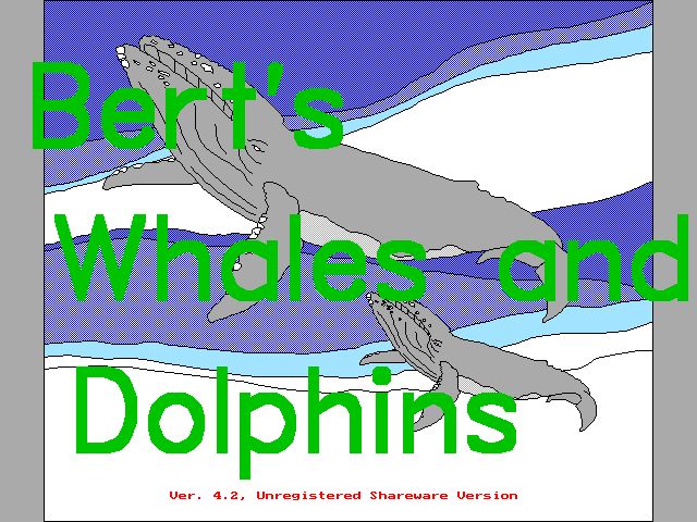 Bert's Whales and Dolphins Bert's Whales and Dolphins