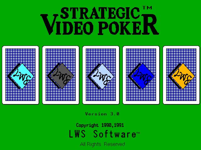 Strategic Video Poker Strategic Video Poker