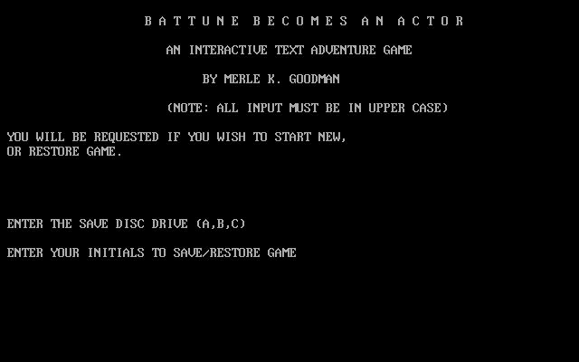 Battune Becomes an Actor Battune Becomes an Actor