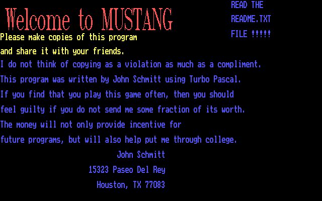 Mustang Mustang