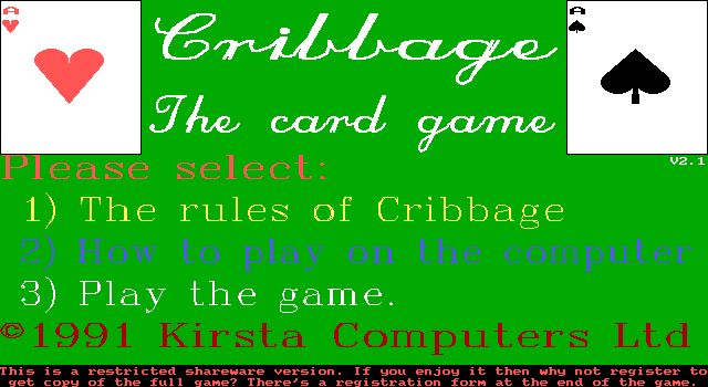 Cribbage (1991)