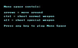 Mono Space Mono Space
