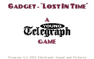 Gadget: Lost in Time Gadget: Lost in Time