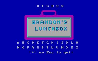 Brandon's Big Lunchbox