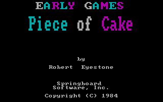 Piece of Cake Piece of Cake