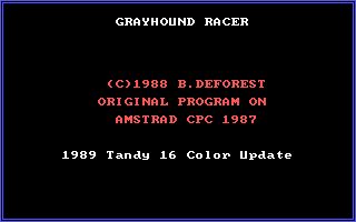 Grayhound Racer