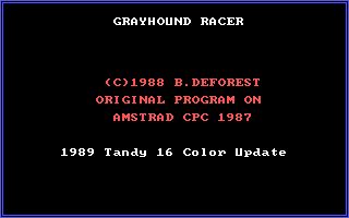 Grayhound Racer Grayhound Racer