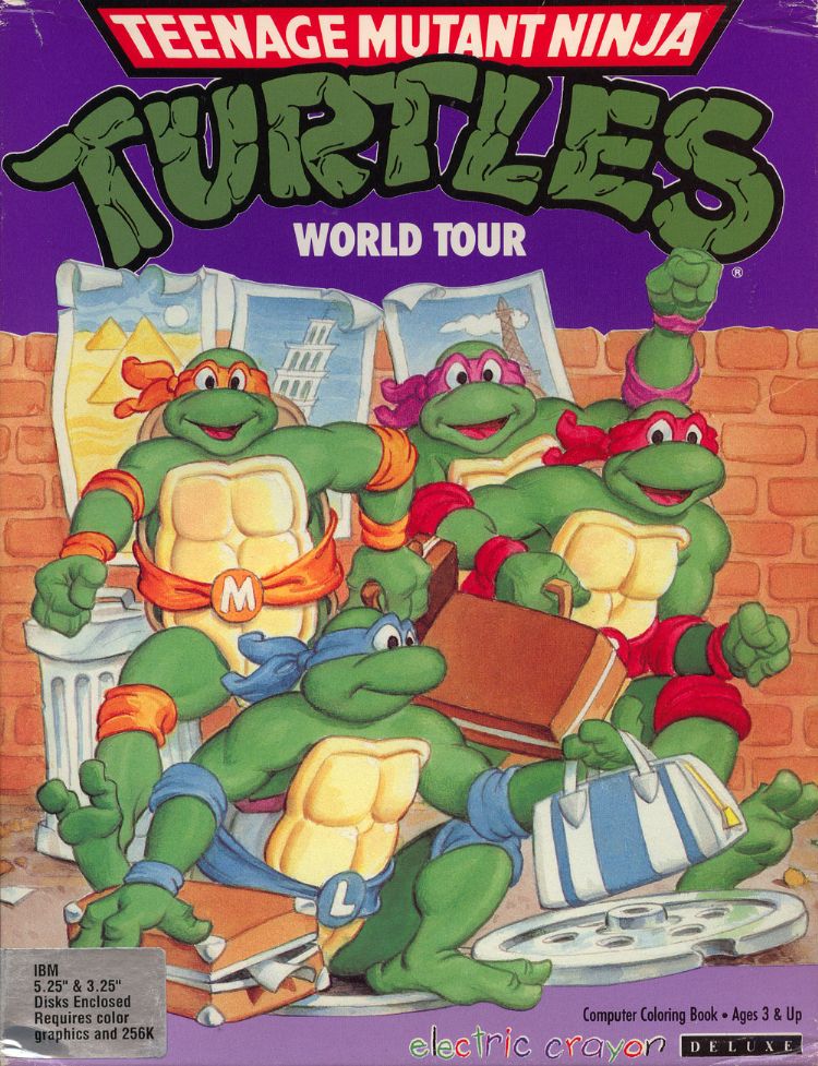Electric Crayon Deluxe: Teenage Mutant Ninja Turtles: World Tour