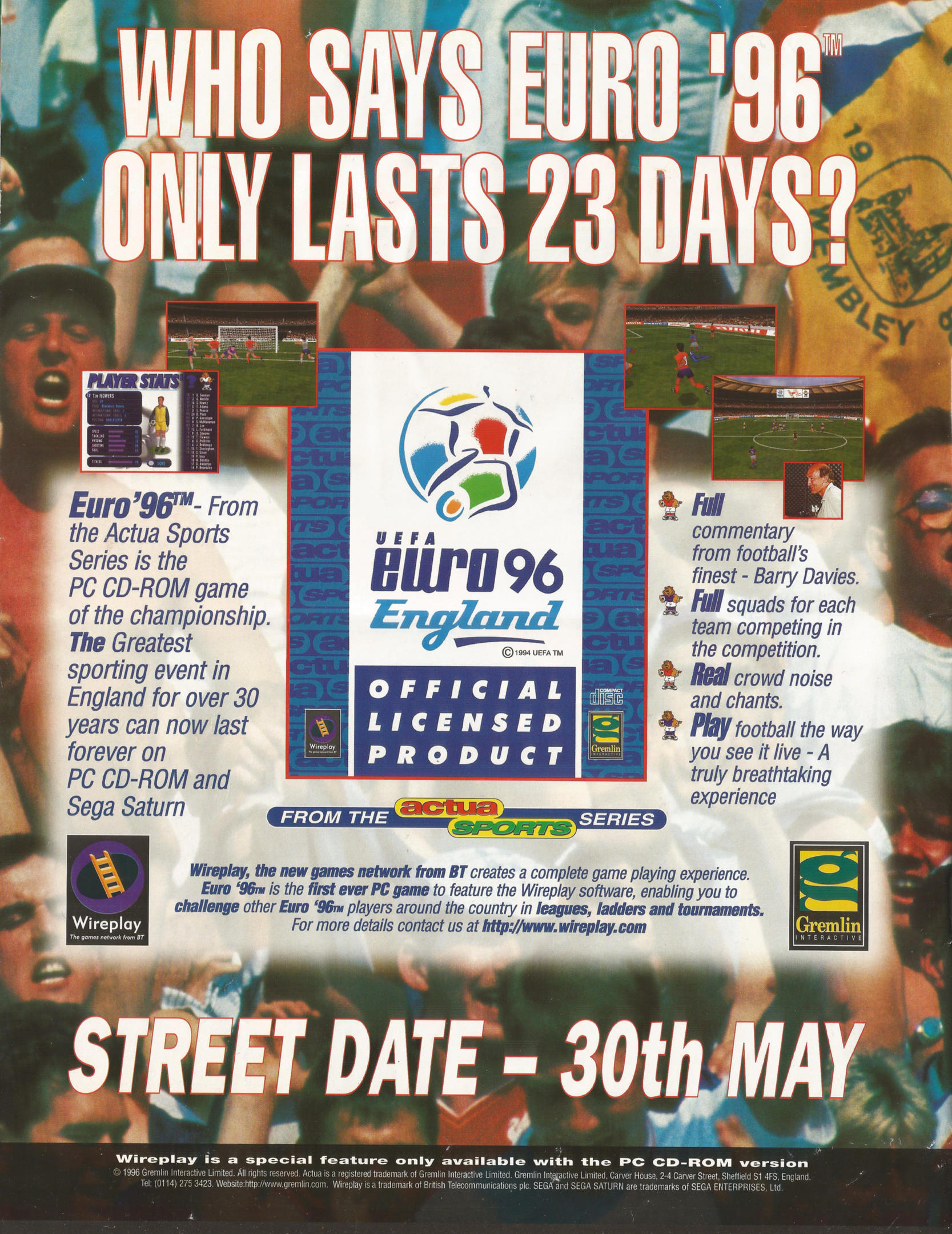 UEFA Euro 96 England UEFA Euro 96 England