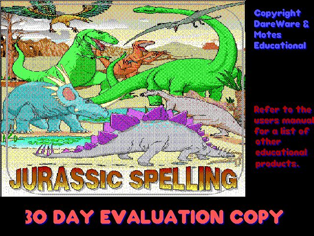 Jurassic Spelling