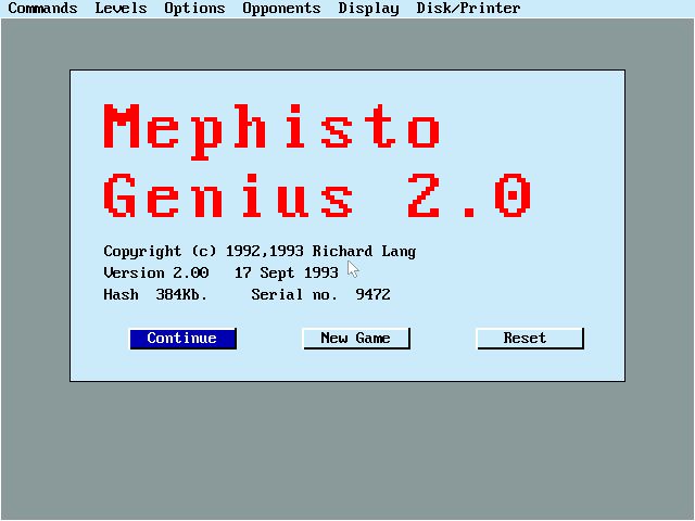 Mephisto Genius 2.0 Mephisto Genius 2.0