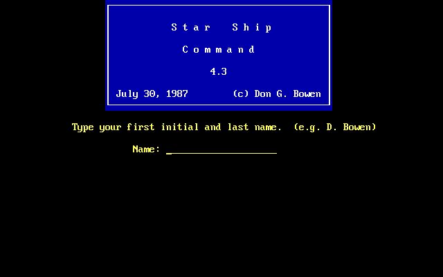 Star Ship Command