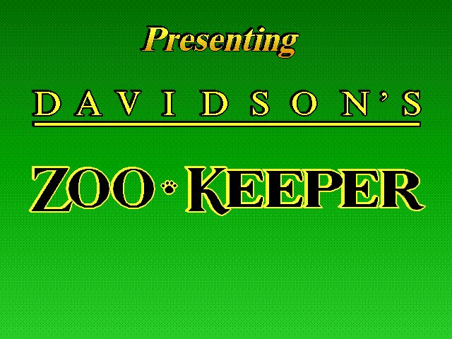Davidson's Zoo Keeper Davidson's Zoo Keeper