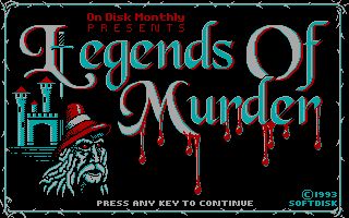 Legends of Murder: Volume 1 Stonedale Castle Legends of Murder: Volume 1 Stonedale Castle