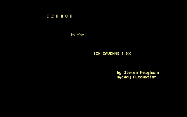 Terror in the Ice Caverns Terror in the Ice Caverns