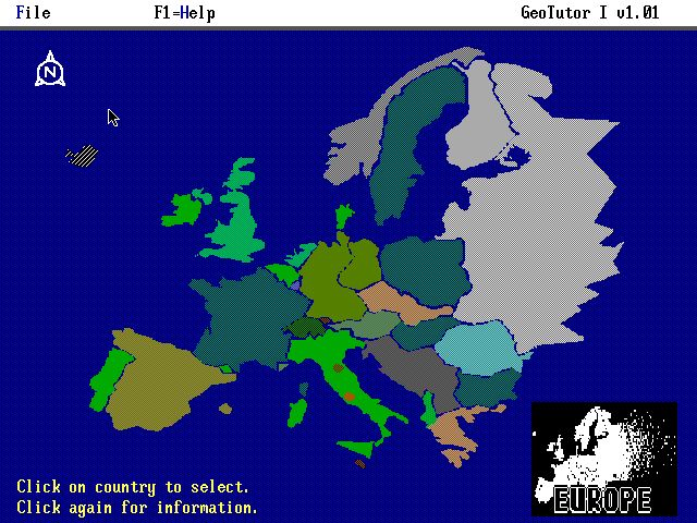 GeoTutor 1: Europe
