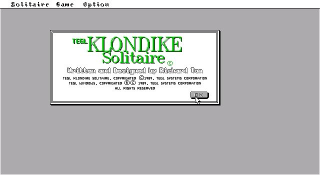 TEGL Klondike Solitaire TEGL Klondike Solitaire
