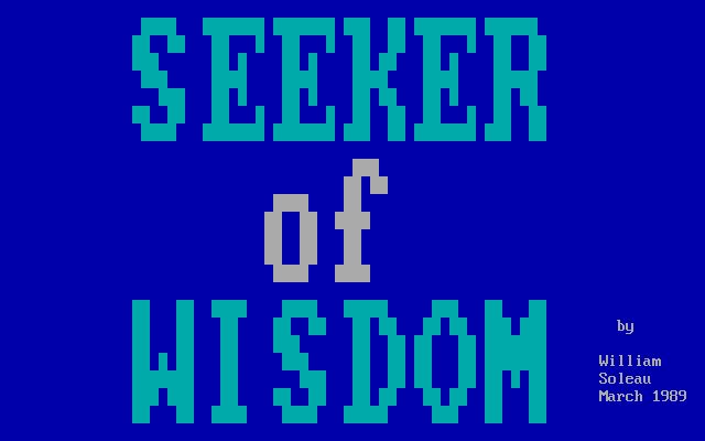 Seeker of Wisdom