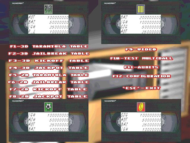 Pinball 3D-VCR Pinball 3D-VCR