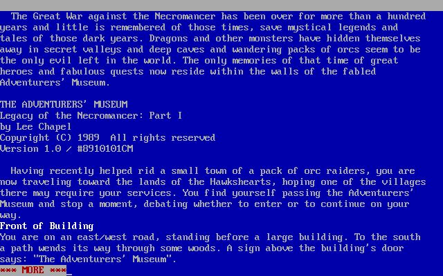 Legacy of the Necromancer: Part I - The Adventurers' Museum Legacy of the Necromancer: Part I - The Adventurers' Museum