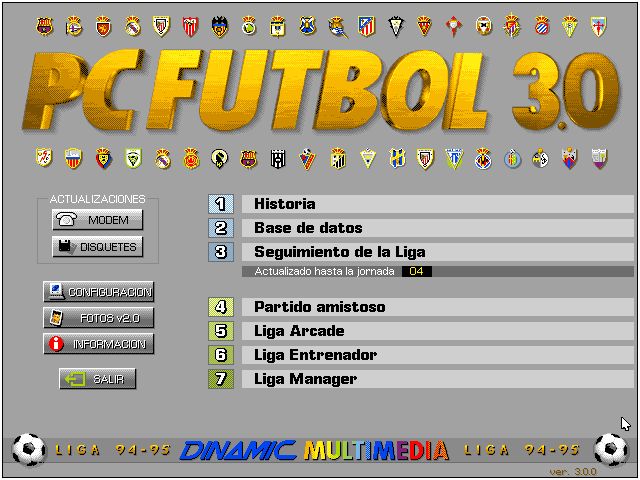 PC Futbol 3.0 PC Futbol 3.0