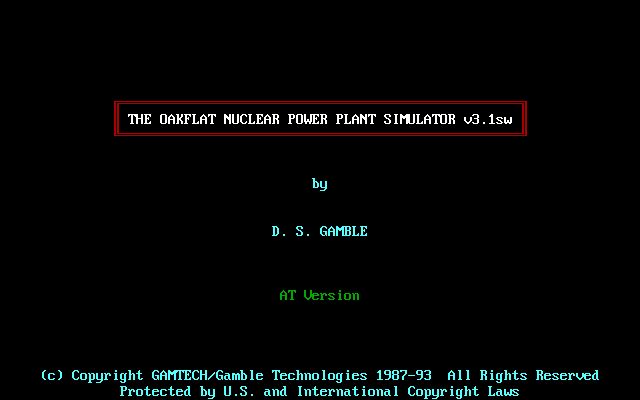 The Oakflat Nuclear Power Plant Simulator