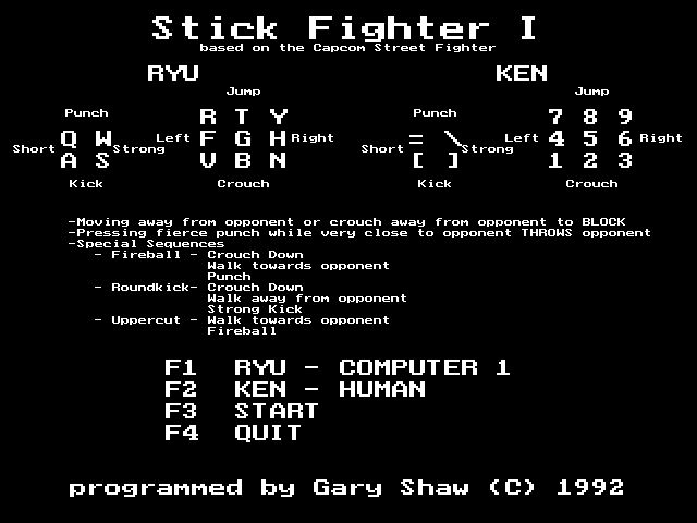 Stick Fighter I Stick Fighter I