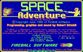 Space Adventure (1988)