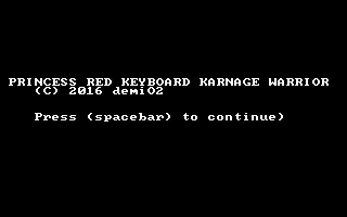Princess Red Keyboard Warrior