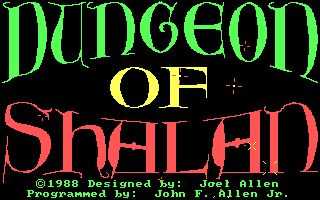 Dungeon of Shalan Dungeon of Shalan