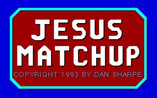 Jesus Matchup Jesus Matchup