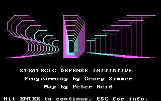SDI: Strategic Defense Initiative SDI: Strategic Defense Initiative