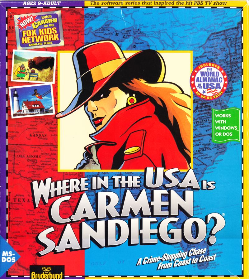 Where in the U.S.A. Is Carmen Sandiego? Deluxe Where in the U.S.A. Is Carmen Sandiego? Deluxe
