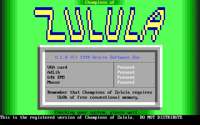 Champions of Zulula Champions of Zulula