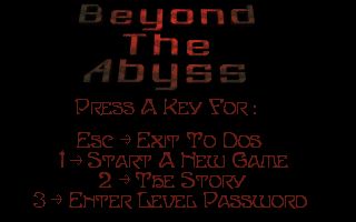 Beyond the Abyss Beyond the Abyss