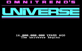 Universe (1987)