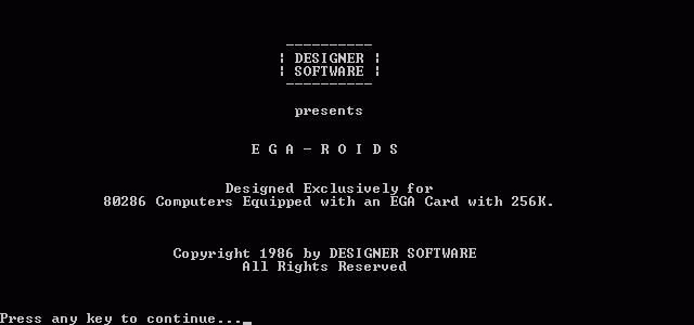 EGA-Roids EGA-Roids