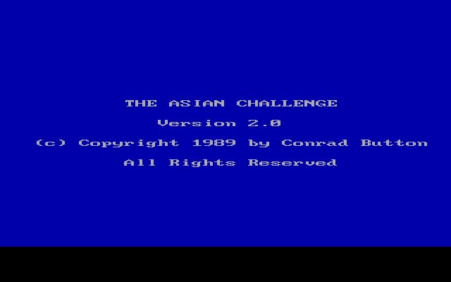 The Asian Challenge