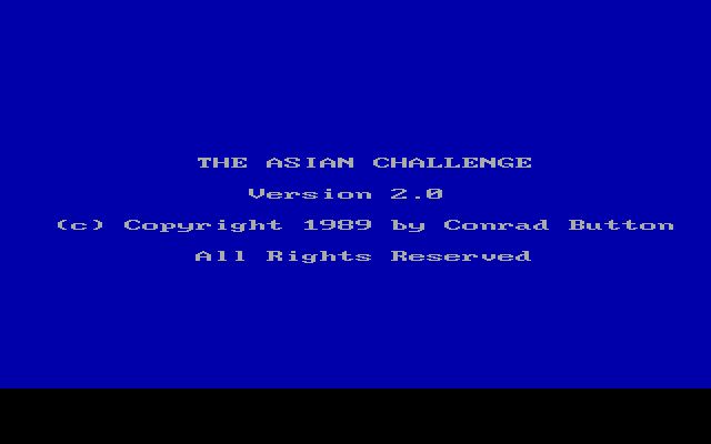 The Asian Challenge The Asian Challenge