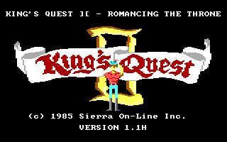 King's Quest II: Romancing the Throne (PCjr)