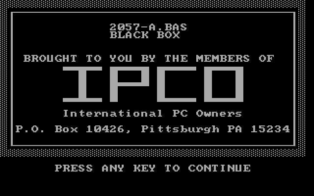 Black Box Black Box