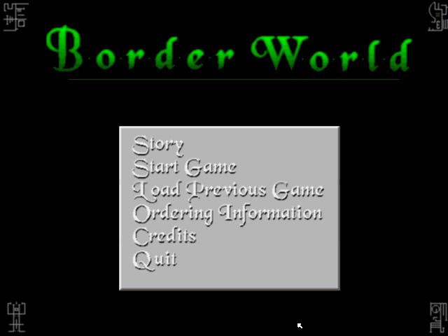 Borderworld Part I: The Arrival