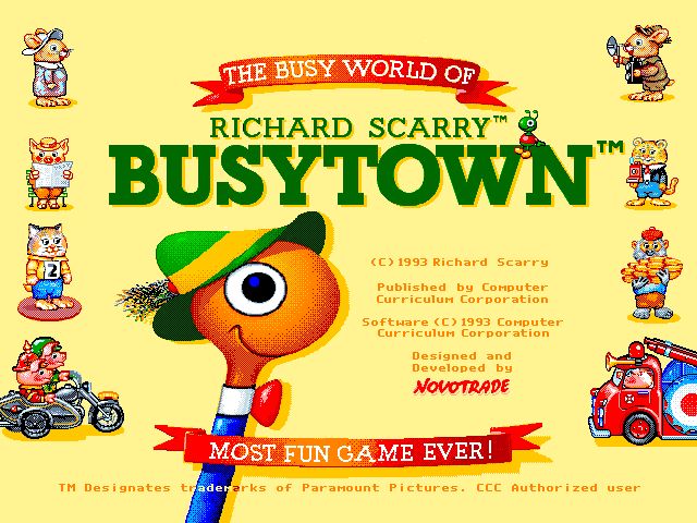 Richard Scarry's Busytown Richard Scarry's Busytown